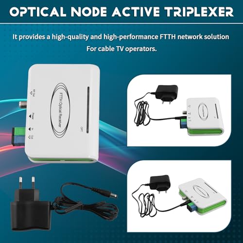 CATV Onu FTTH receptor óptico WDM con nodo activo SC y enchufe UE 6