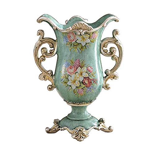 Vase grand modèle rétro en résine décoration maison style européen classique