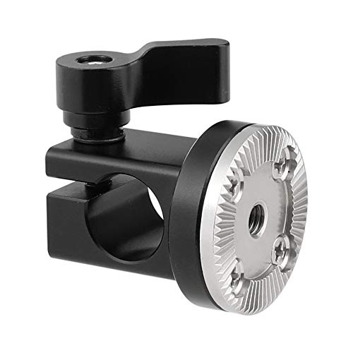 Abrazadera de Barra de 15 mm con Roseta M6 para Soporte de Cámara DSLR