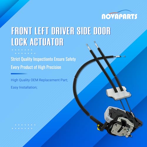 Image of NOVAPARTS 80501-4HB0A Front Left Driver Side Door Lock Actuator for 2014-2020 Infiniti Q50 Door Latch Assembly Replaces # 805014HB0A
