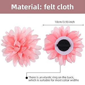 WILLBOND 20 Pieces Dog Collar Flowers Pet Flower Bow Ties Multi-Color Dog Charms Flower for Puppy Dog Collar Grooming Accessories (10 cm/ 4 Inch) WILLBOND 20 Pieces Dog Collar Flowers Pet Flower Bow Ties Multi-Color Dog Charms Flower for Puppy Dog Collar Grooming Accessories (10 cm/ 4 Inch)