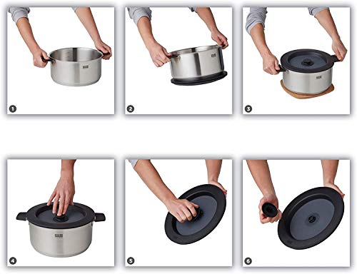 Kuhn-Rikon-Bateria-de-Cocina-Smart-Compact-Juego-de-3-Piezas-15L-16-Cm-30L-20-cm-y-5L-24-Cm-Acero-Inoxidable-1810-Tapa-Silicona-Apta-para-Todo-Tipo-de-Cocinas-Incluso-Induccion