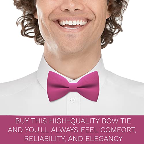 Image of Bow Tie House Mens Bowties Pre-tied Shape Clip on Bowtie Solid Men Formal Wear for kids, baby boys, toddler any age bow ties