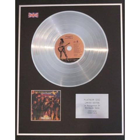 Century Music Awards JON BON JOVI- CD Platinum Disc -BLAZE OF GLORY,YOUNG GUN Cover