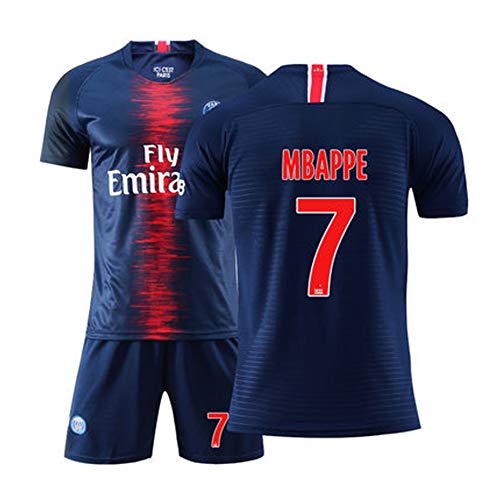 Fnba Paris Saint Germain Fc Neymar Jr 10 Mbappe 7 Kinder Jugendheimfußballtrikot Und Shorts Tolles Material Echtes Trikot 4 S
