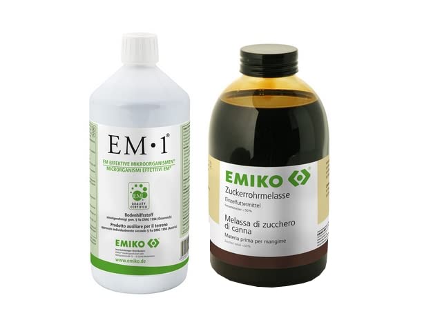 EM 1 1l und EM Zuckerrohrmelasse 1l zur Herstellung von EMa