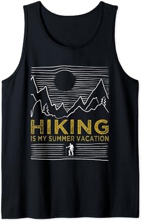 Hiking summer vacation trekking trail outfit for men Tank Top