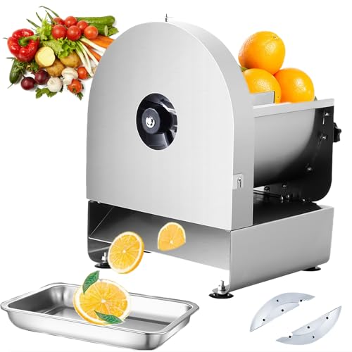 Máquina eléctrica para cortar verduras, acero inoxidable