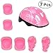 VORCOOL Casco de Bicicleta de protección para niños con Codo Almohadillas de muñeca para niños Accesorios de Bicicleta para niños (Rosa)