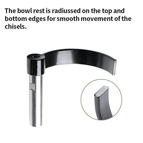 NAGU Diameter Curve Bowl Rest Bar 5-3/16" (132mm) for Modular Tool Rest - Image 4
