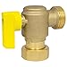 NIBCO G1 ANG LF BR BV with Yellow Handle