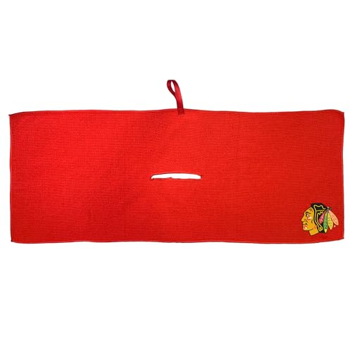 Team Golf NHL Chicago Blackhawks Microfiber Golf Towel, 16x40 (Multicolor)