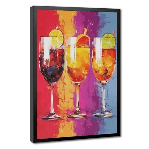 Peinture abstraite minimaliste pour bar et déco de chambre