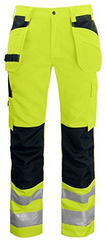 Tour de taille haute visibilité jaune noir vêtement de signalisation homme 646531