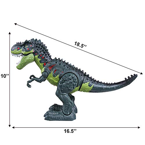 Wesprex Electronic Walking T-Rex: Flame Spray, Water Mist, Laying Eggs, Light Up Eyes, Roaring Sound, Realistic Toy For Kids 3+ #TOP1