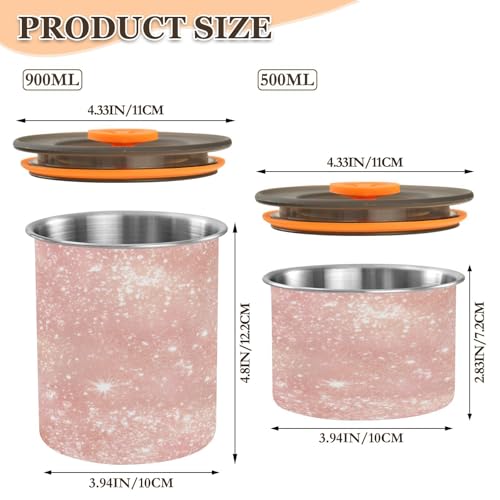 Envase Hermético de Acero Inoxidable para Café Blueangle 17oz miniatura 2