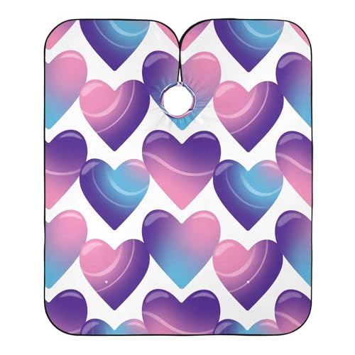 Capa profesional impermeable para corte de cabello con cierre ajustable miniatura 2