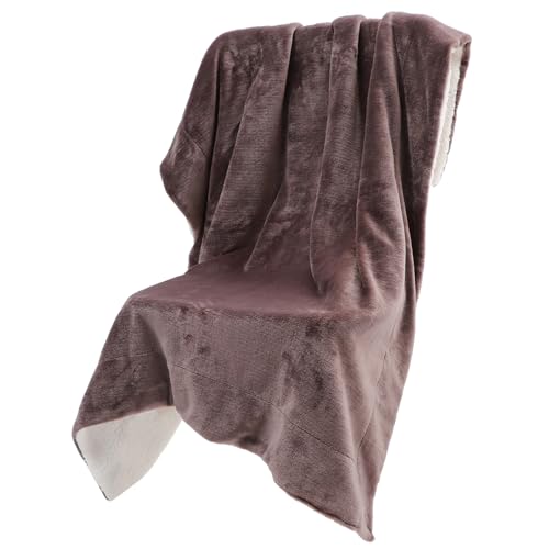 Fuzzy Blanket Douillette Sherpa Couverture Légère Douce et Résistante - 2