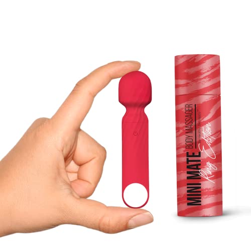 Vandelay Mini Mate Sports Massager (Dark Red)