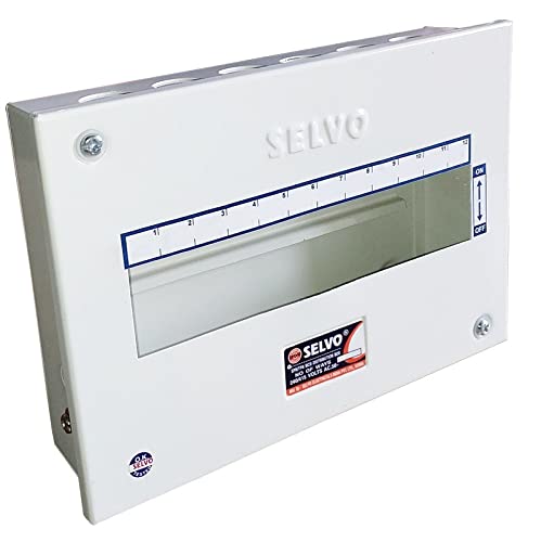 Selvo 12 WAY SPN SINGLE DOOR MCB Distribution Board