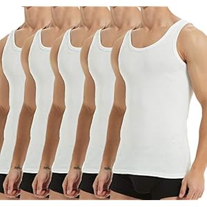 YouShow tanktop voor heren met 5 100% katoen meer kleuren