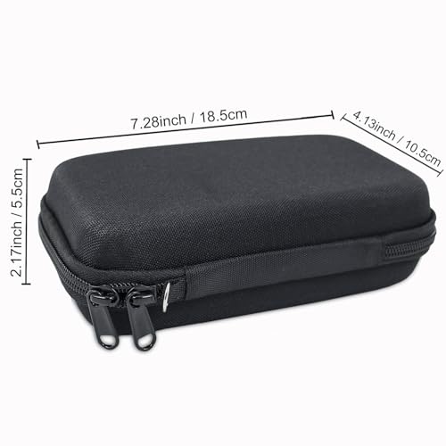 YIIWAY Harte Tasche Hülle Kompatibel mit XREAL Beam Pro, Schutzhülle Case Tragetasche, Nur Tasche - Schwarz YC88001
