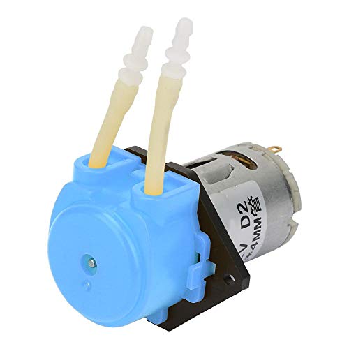 Mini pompa peristaltica DC 12V, blu ABS 2 × 4mm