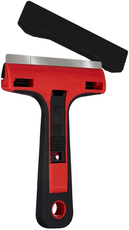 Image of ALLWAY GTS-G Glass & Tile Scraper with Snap-On Blade Guard, 4 inch
