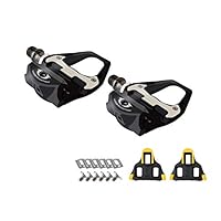 GORIX カーボンファイバーペダル シマノ SPD-SL 対応 クリート(黄)セット GX-R31 ロードバイクビンディングペダル 自転車 ペダル GX-R31