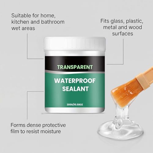 Invisible Waterproof Sealant adhesivo transparente 2 piezas miniatura 5