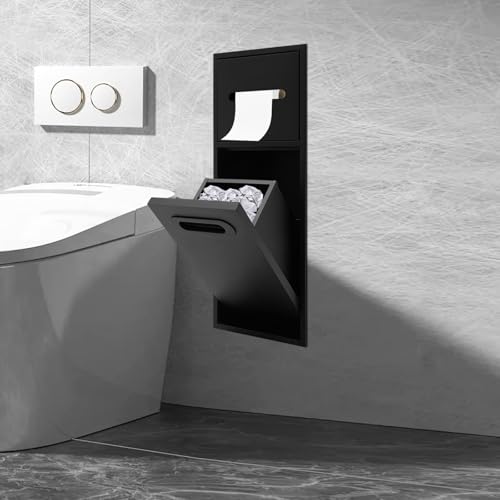 Caneca de basura rectangular para baño de 3 galones miniatura 4