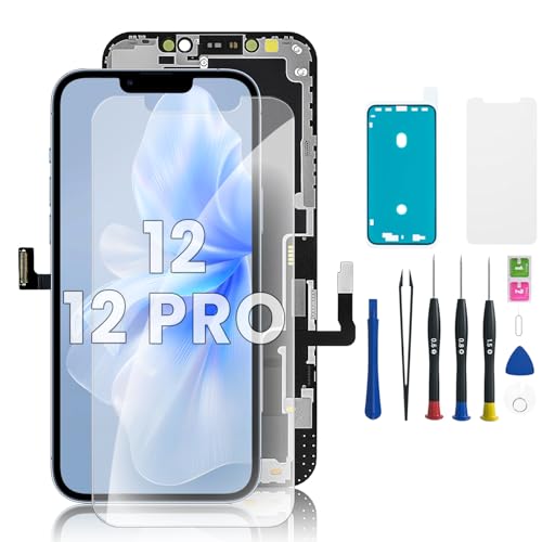 ✅ 【Compatibilità & Applicazione】 Compatibile solo con iPhone 12 e 12 Pro (6,1 pollici), numeri di modello: A2172, A2402, A2404, A2403 (iPhone 12); A2341, A2406, A2408, A2407 (iPhone 12 Pro). Non compatibile con 12 Pro Max/Mini. Il kit di riparazione dello schermo per iPhone 12/12 Pro può essere utilizzato per danni al display, crepe, rottura, pixel distorti, LCD morto, problemi di risposta al tocco, errori di colore o schermo non funzionante per rinnovare il dispositivo.