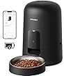 PETLIBRO Automatic Cat Feeder with App, Wireless 2.4G WiFi Enabled Intelligent Feeder, Rechargeable Battery with 30 Days Battery Life, with Stainless Steel Bowl, App Control
