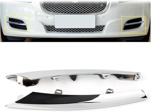 Rejilla antiniebla delantera para Jaguar XJ modelos 2010 a 2015, pack de 2 unidades 2
