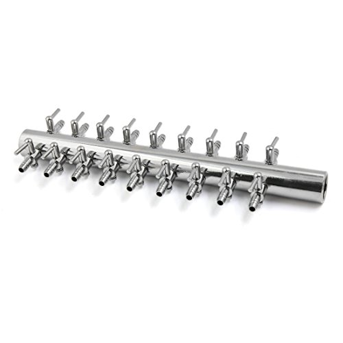 エアポンプ エアフロープローブ ランチロッド アウトレット アクアリウム ステンレス 18ウェイ