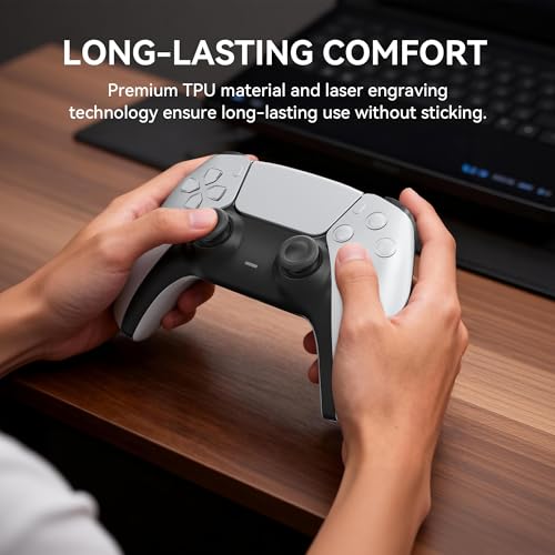 Calycal 12 Pack in Gray, Compatible for PS4/PS5 Controller Joystick Caps Replacement, Scratch-Proof, Non-Stick, Anti-Fingerprint Compatible with Someone, Good Product - Image 6