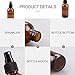 Wedama Spray Bottle, 4 oz Fine Mist Glass Spray Bottles, Little Refillable Liquid Containers for Watering Flowers Cleaning (16 Pack, Amber)