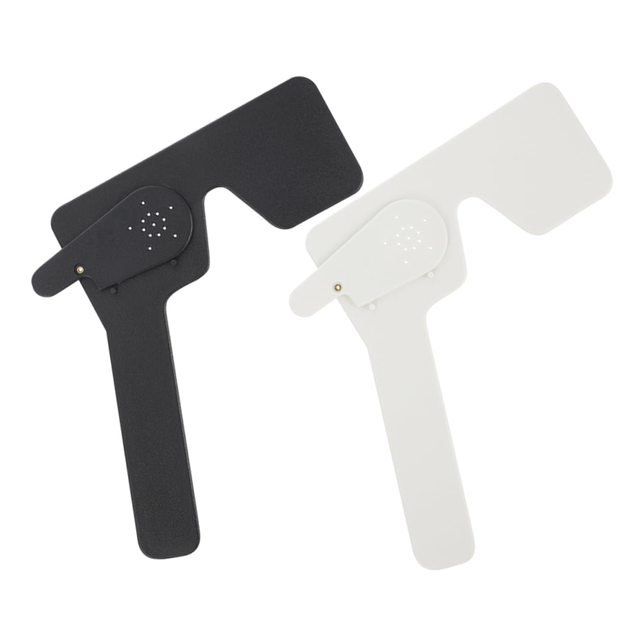 BUTIFULSIC 2pcs Eye Shield Eye Mask Blindfold Vision Test Rod Vision Chart Eye Cover Eye Occluder Tools Eye Testing Cover Occluder Block Plate Kit Eye Exam Tools Vision Test Tool Abs