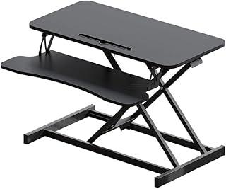 Stand Desk Folding Liftable Workbench Notebook High Stand Desktop Computer Elevating Table Top Table Black