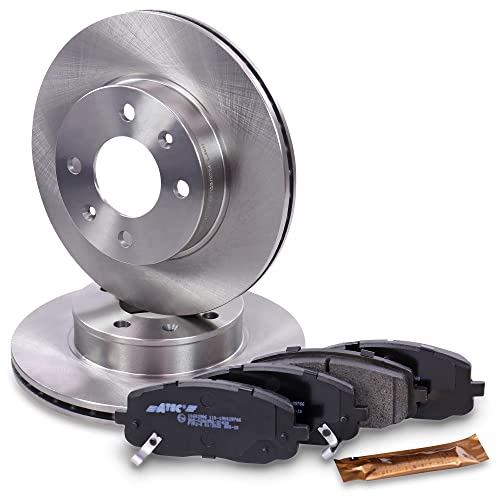 ATEC GERMANY Juego de frenos eje delantero incl. discos de freno Ø 241 mm ventilados + pastillas de freno delanteras Compatible con HYUNDAI i10 I (PA), KIA PICANTO I (SA)