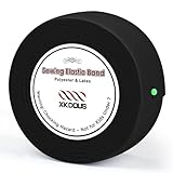 XKDOUS Elastic Band for Sewing, Black 2 Inch 7 Yards Knit Elastic Bands for Sewing Waistband and Pants Waist, High Elasticity
