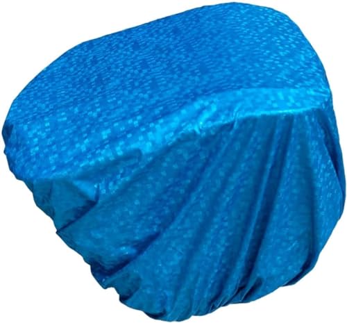 前カゴカバー 自転車バスケットカバー 日焼け防止 自転車フロントバスケットカバー プロテクター自転車バスケットライナー 電動バスケットレイン (青-L)