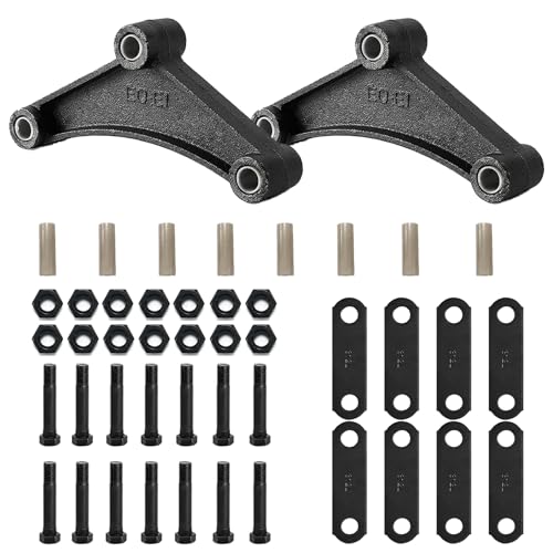 Azuvis Trailer Shackle Kit Heavy Duty Tandem Trailer Axle Shackle Kit 312L Shackle Straps Fits 3.5K to 6K Axles (Up to 12 000 lbs GVWR)