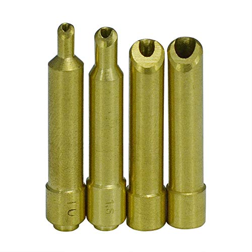 Image of RIVERWELD TIG Wedge Collet 4C series .040 inch 1 /16 inch 3 /32 inch 1 /8 inch 4pcs | Tungsten Adapter Gas Saver 4C040GS , 4C116GS , 4C332GS , 4C418GS for SR WP 17 18 26 TIG Welding Torch
