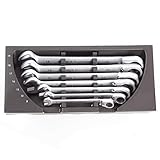 Zoom IMG-2 juego 7 llaves combi carraca Zoom IMG-2 juego 7 llaves combi carraca