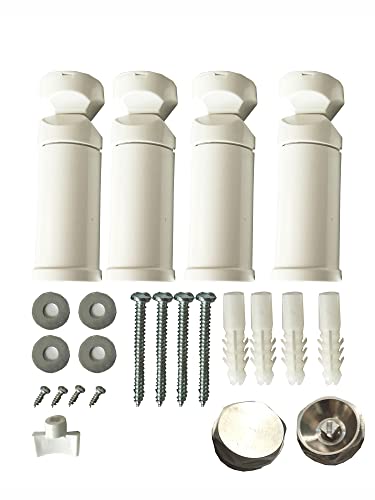 FistConcept Radiateur sèche-serviettes de montage SET Blanc