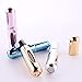 Shuiniba Portable Mini Refillable Empty Perfume Atomizer Spray Bottle Scent Pump Case For Traveling and Outgoing, 5ml, 4 Pieces - Bright Gold, Silver, Pink, Blue