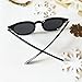 Retro Round Black Sunglasses for Women Men,with UV400 Protection Sun Glasses for Driving, Outdoor, Travel