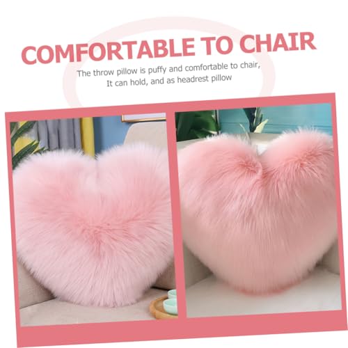 Coussin en forme de cœur VALICLUD décoratif et moelleux pour maison