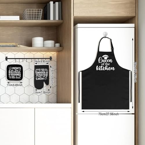Set de utensilios de cocina con tabla rectangular de madera miniatura 3